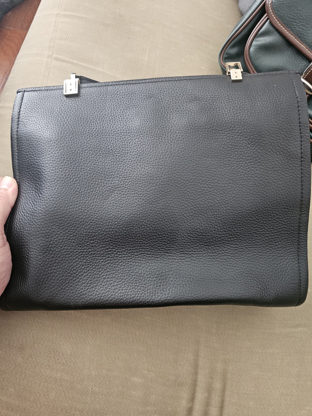 Kate Spade Leopard Print and Black Leatherette Women’s Clutch - Picture 5 of 6